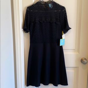 Nordstrom’s Lace Top Black Dress